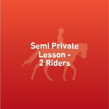 Semi Private Lesson - 2 Riders Prepaid Card - 5 Lessons